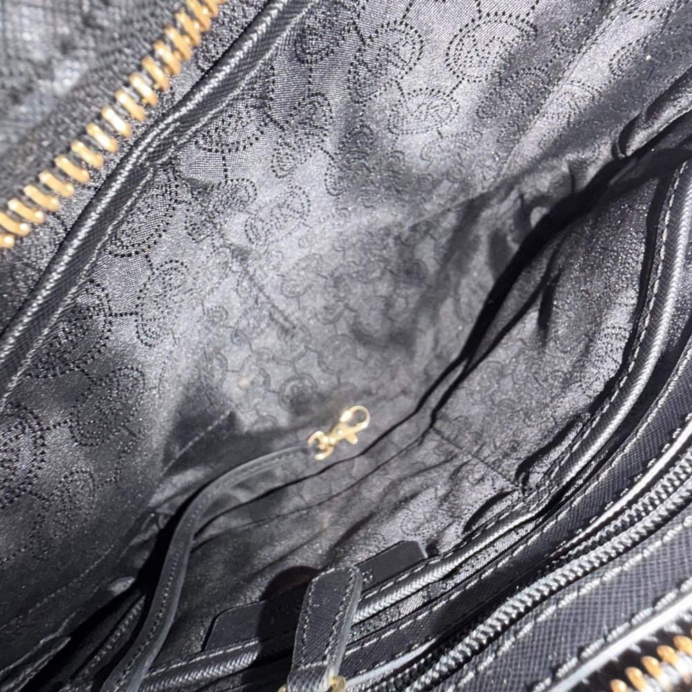 Michael Kors Black Saffiano MK Charm - Picture 4 of 5